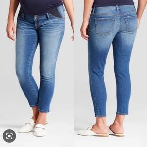 Isabel Medium Wash Under Belly Maternity Jeans